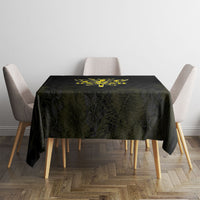 Aloha Hawaii Kahili Tablecloth Kanaka Maoli With Kakau Pattern LT05 - Polynesian Pride