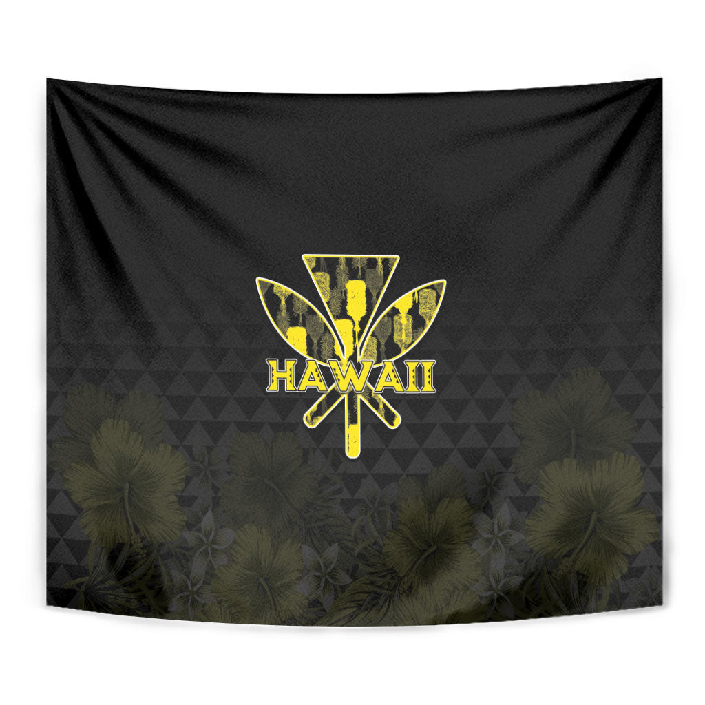 Aloha Hawaii Kahili Tapestry Kanaka Maoli With Kakau Pattern LT05 - Polynesian Pride