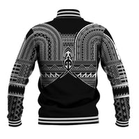 Philippines Igorot Tribal Inspired Baseball Jacket Black Version LT05 - Polynesian Pride