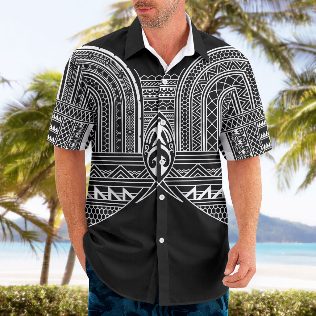 Philippines Igorot Tribal Inspired Hawaiian Shirt Black Version