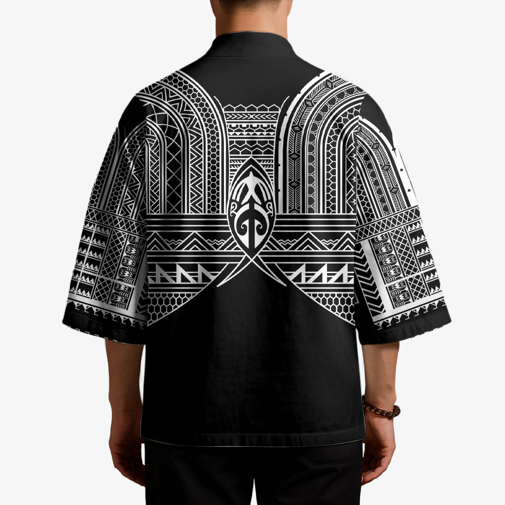 Philippines Igorot Tribal Inspired Kimono Black Version LT05 - Polynesian Pride