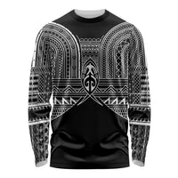 Philippines Igorot Tribal Inspired Long Sleeve Shirt Black Version LT05 Unisex Black - Polynesian Pride