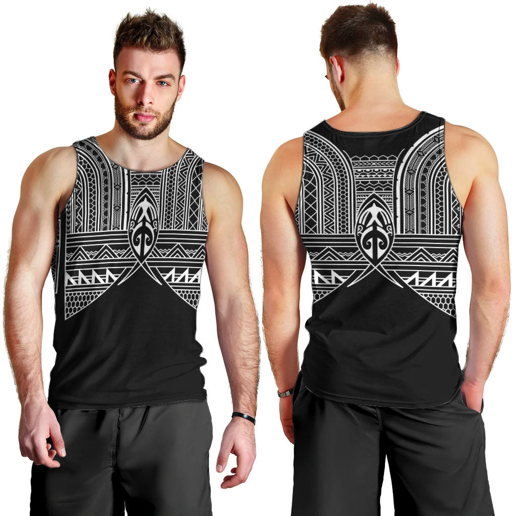 Philippines Igorot Tribal Inspired Men Tank Top Black Version LT05 - Polynesian Pride