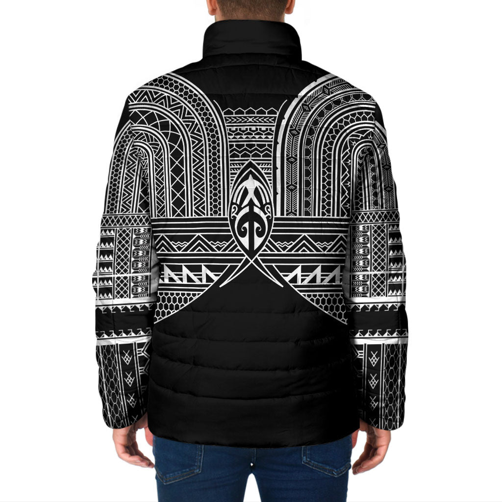 Philippines Igorot Tribal Inspired Padded Jacket Black Version LT05 - Polynesian Pride