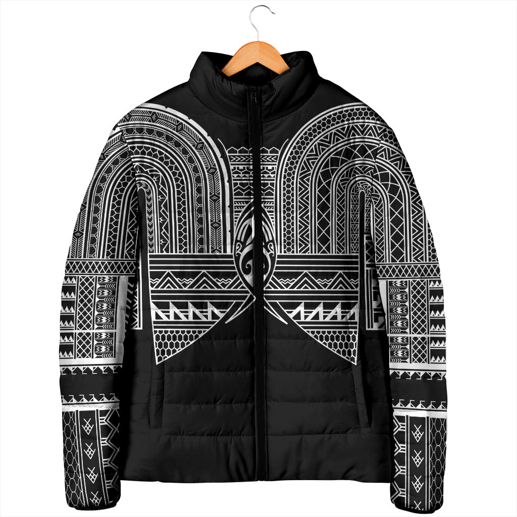 Philippines Igorot Tribal Inspired Padded Jacket Black Version LT05 - Polynesian Pride
