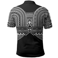 Philippines Igorot Tribal Inspired Polo Shirt Black Version LT05 - Polynesian Pride