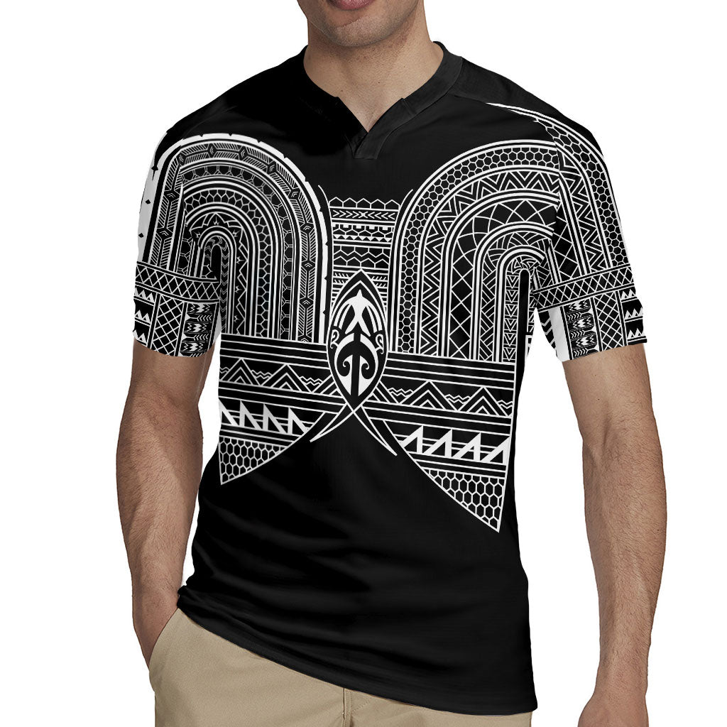 Philippines Igorot Tribal Inspired Rugby Jersey Black Version LT05 - Polynesian Pride