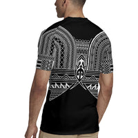 Philippines Igorot Tribal Inspired Rugby Jersey Black Version LT05 - Polynesian Pride