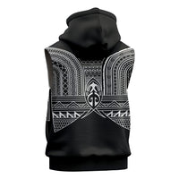 Philippines Igorot Tribal Inspired Sleeveless Hoodie Black Version LT05 - Polynesian Pride