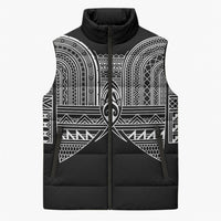 Philippines Igorot Tribal Inspired Sleeveless Puffer Jacket Black Version LT05 Unisex Black - Polynesian Pride