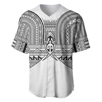 Philippines Igorot Tribal Inspired Baseball Jersey White Version LT05 White - Polynesian Pride