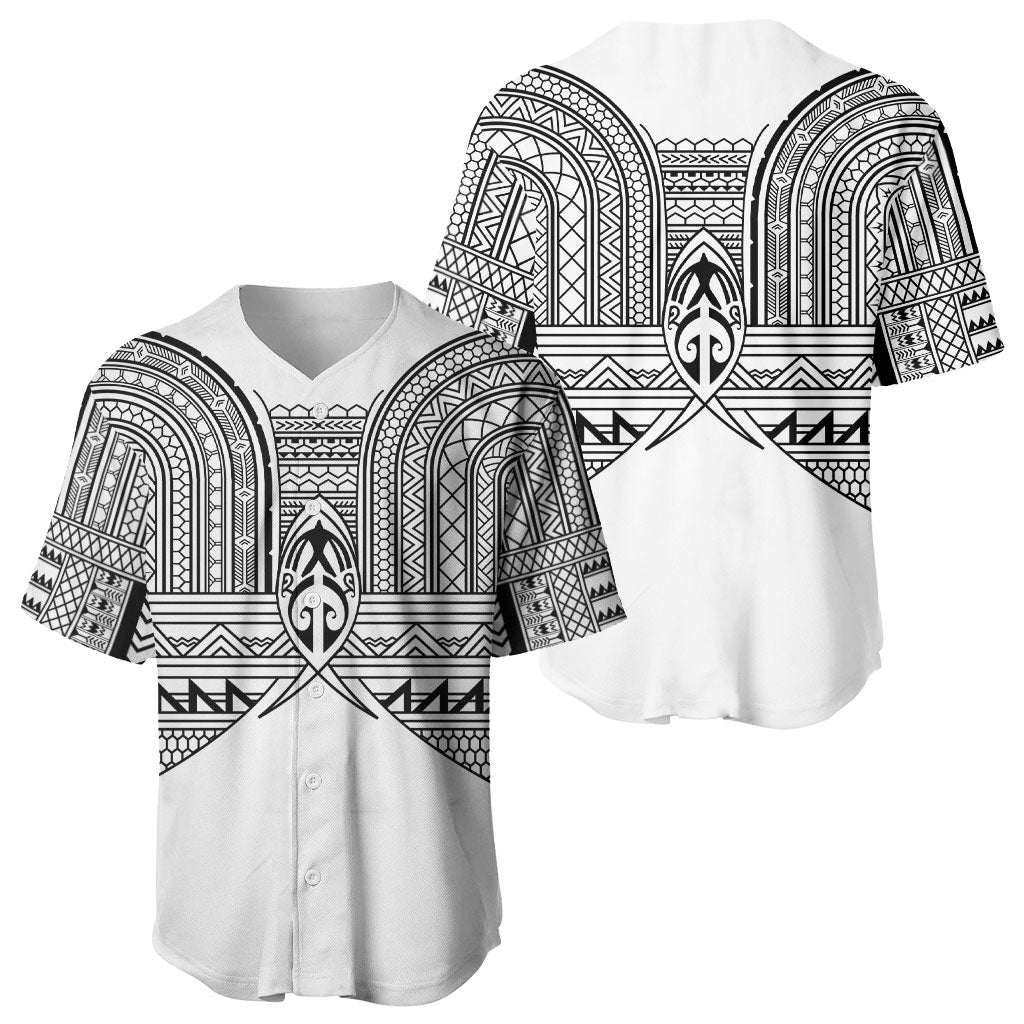 Philippines Igorot Tribal Inspired Baseball Jersey White Version LT05 - Polynesian Pride
