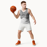 Philippines Igorot Tribal Inspired Basketball Jersey White Version LT05 - Polynesian Pride