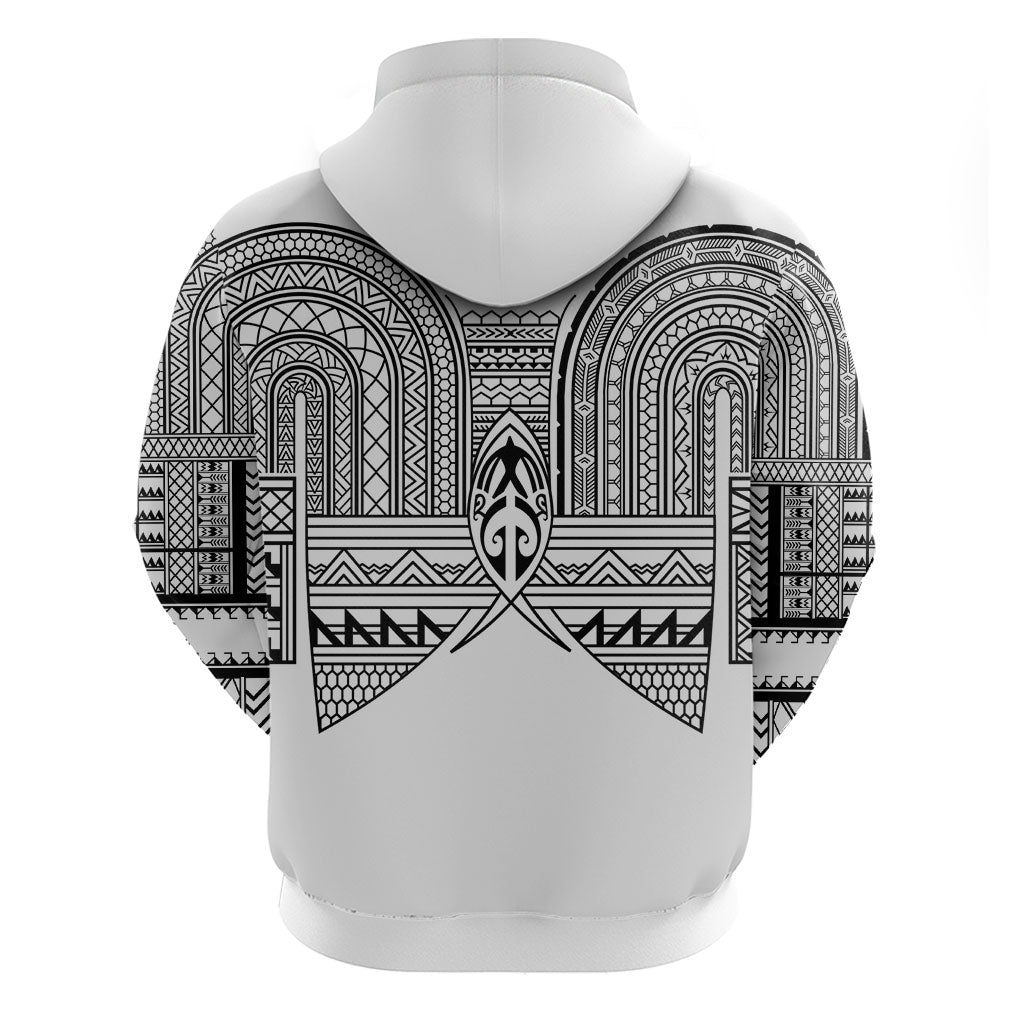 Philippines Igorot Tribal Inspired Hoodie White Version LT05 - Polynesian Pride
