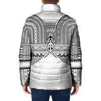 Philippines Igorot Tribal Inspired Padded Jacket White Version LT05 - Polynesian Pride