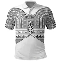 Philippines Igorot Tribal Inspired Polo Shirt White Version LT05 White - Polynesian Pride