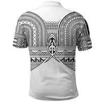 Philippines Igorot Tribal Inspired Polo Shirt White Version LT05 - Polynesian Pride