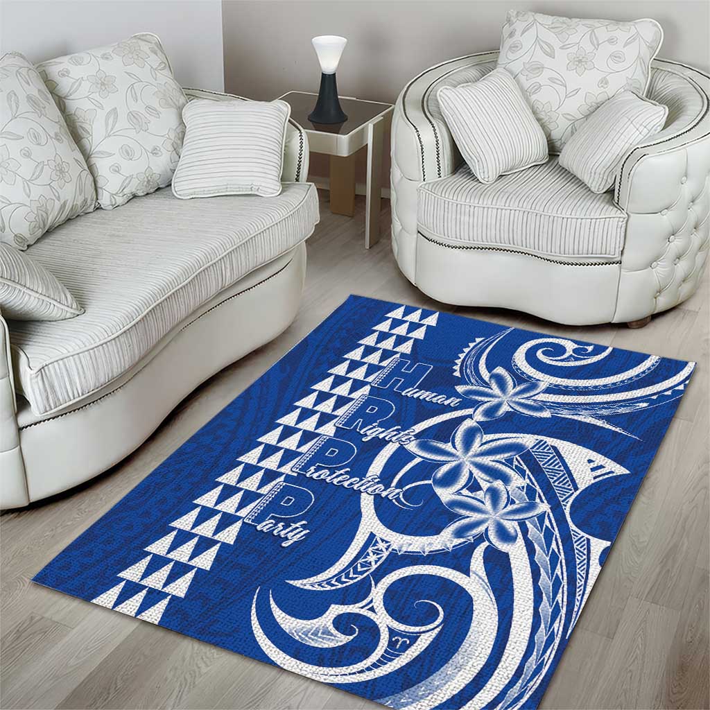Samoa HRPP Party Area Rug Polynesian Pattern - Polynesian Pride
