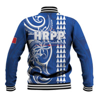 Samoa HRPP Party Baseball Jacket Polynesian Pattern LT05 - Polynesian Pride