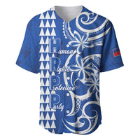 Samoa HRPP Party Baseball Jersey Polynesian Pattern - Polynesian Pride