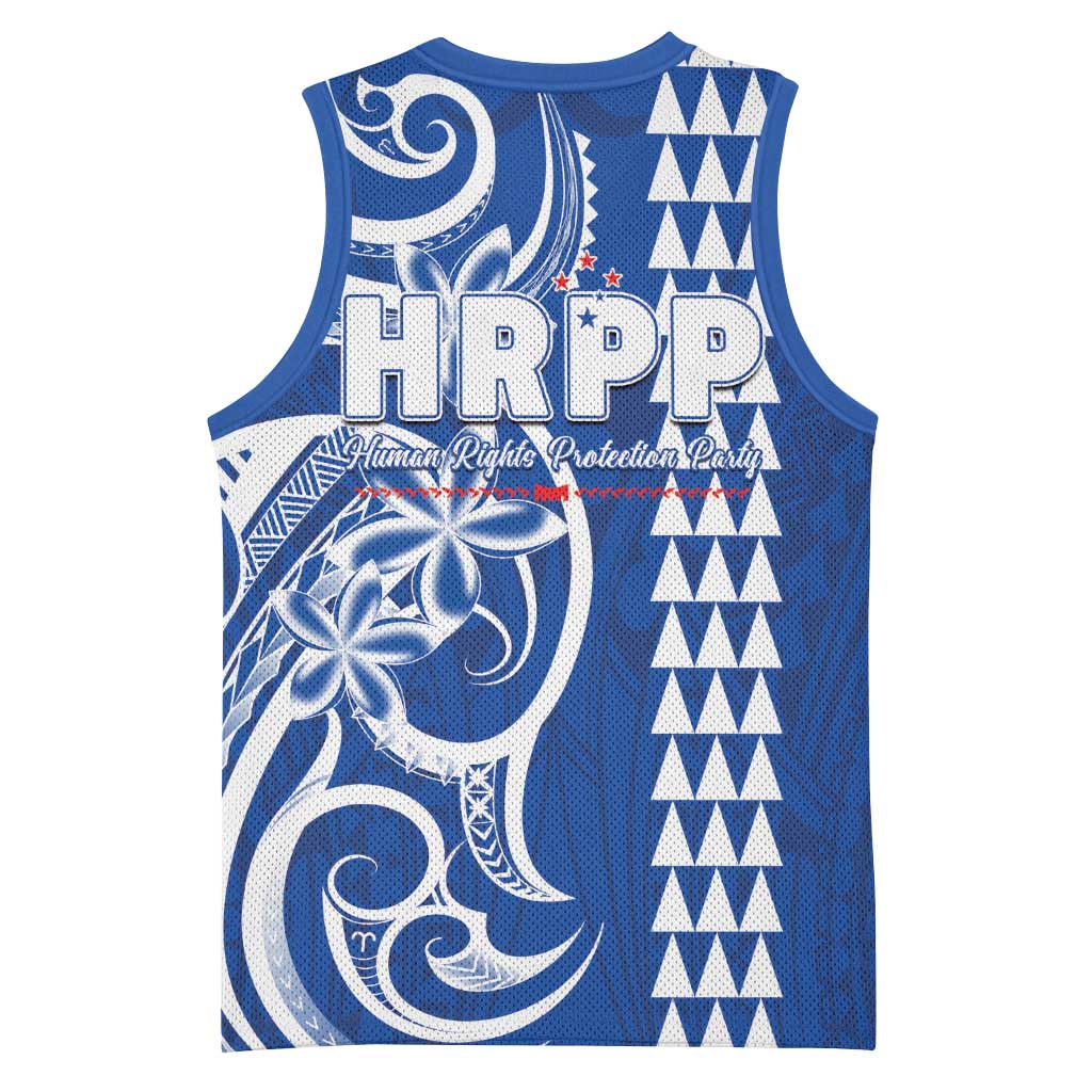 Samoa HRPP Party Basketball Jersey Polynesian Pattern LT05 - Polynesian Pride
