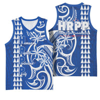 Samoa HRPP Party Basketball Jersey Polynesian Pattern LT05 - Polynesian Pride