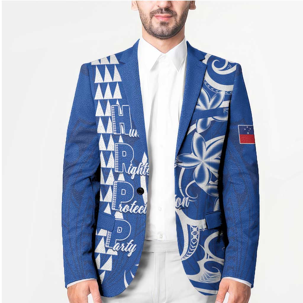 Samoa HRPP Party Blazer Polynesian Pattern - Polynesian Pride
