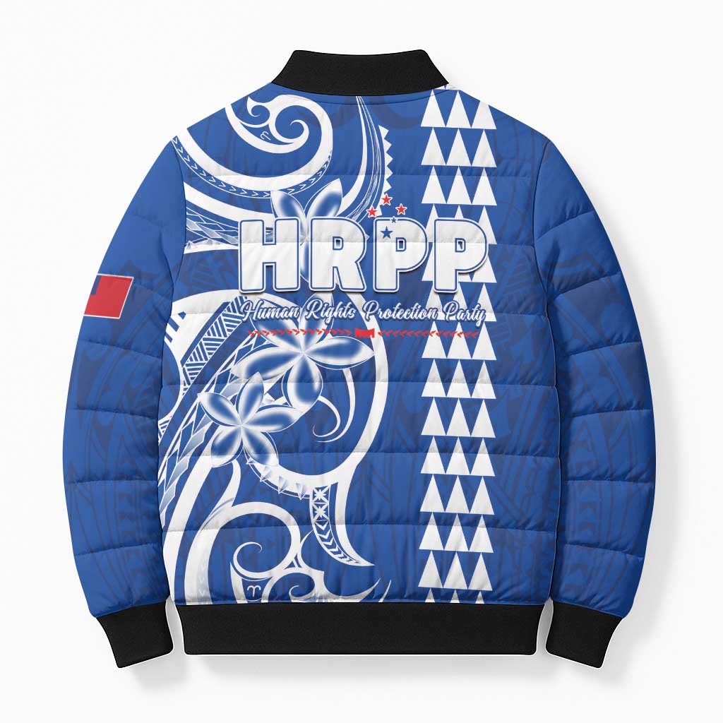 Samoa HRPP Party Bomber Puffer Jacket Polynesian Pattern LT05 - Polynesian Pride