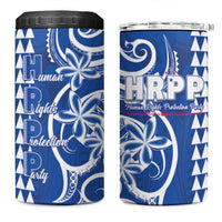 Samoa HRPP Party 4 in 1 Can Cooler Tumbler Polynesian Pattern LT05 One Size: 16 oz Blue - Polynesian Pride