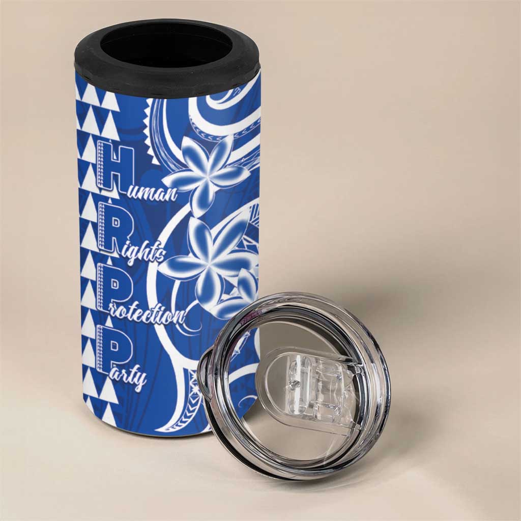 Samoa HRPP Party 4 in 1 Can Cooler Tumbler Polynesian Pattern LT05 - Polynesian Pride