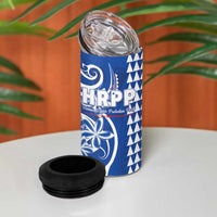 Samoa HRPP Party 4 in 1 Can Cooler Tumbler Polynesian Pattern LT05 - Polynesian Pride