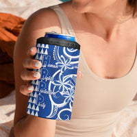 Samoa HRPP Party 4 in 1 Can Cooler Tumbler Polynesian Pattern LT05 - Polynesian Pride