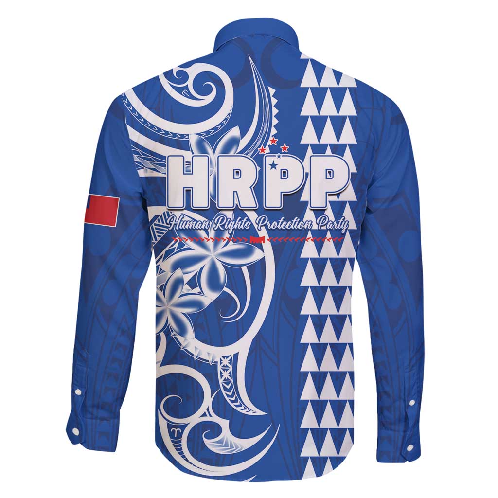 Samoa HRPP Party Family Matching Summer Maxi Dress and Hawaiian Shirt Polynesian Pattern - Polynesian Pride