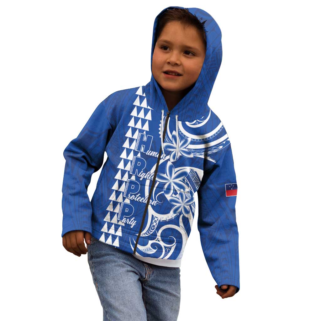 Samoa HRPP Party Kid Hoodie Polynesian Pattern - Polynesian Pride