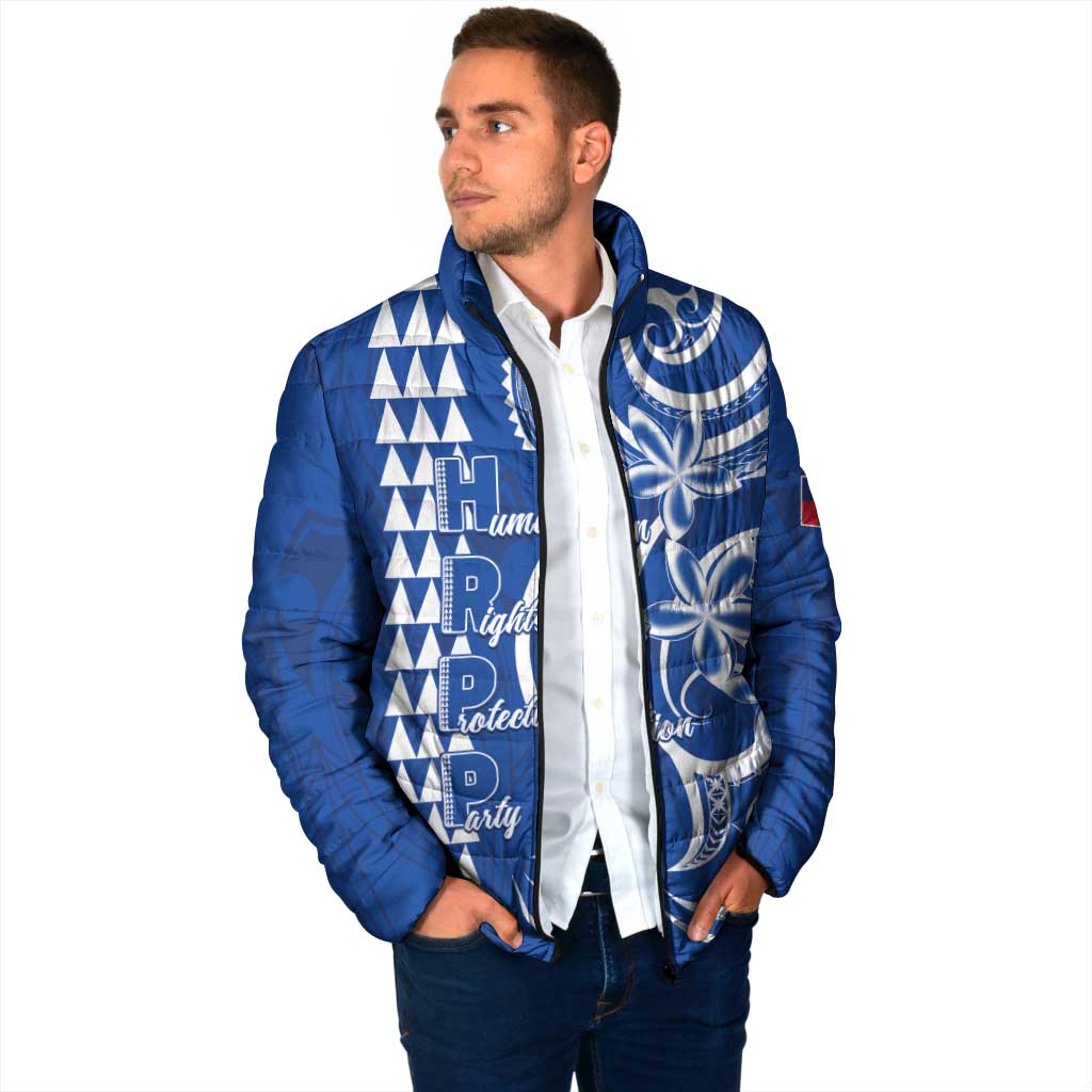 Samoa HRPP Party Padded Jacket Polynesian Pattern LT05 - Polynesian Pride