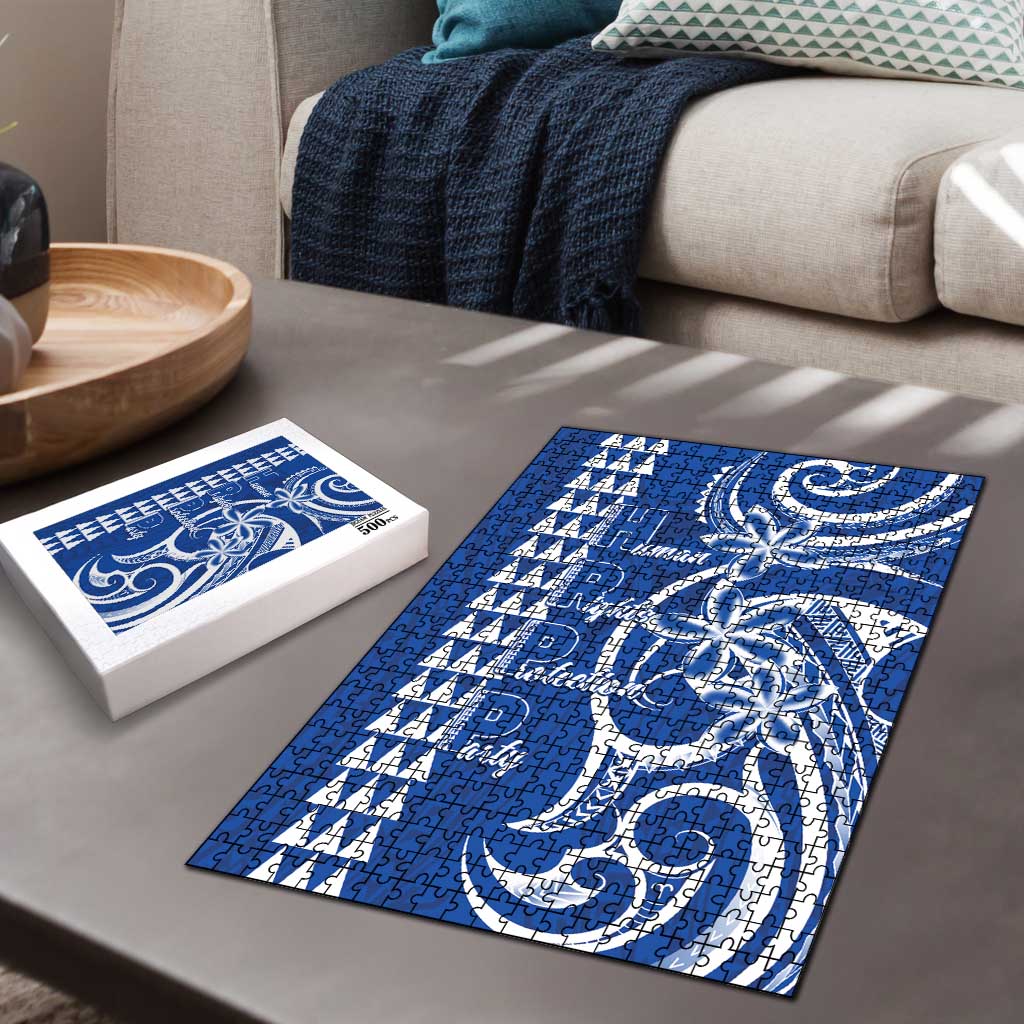 Samoa HRPP Party Puzzle Polynesian Pattern LT05 - Polynesian Pride