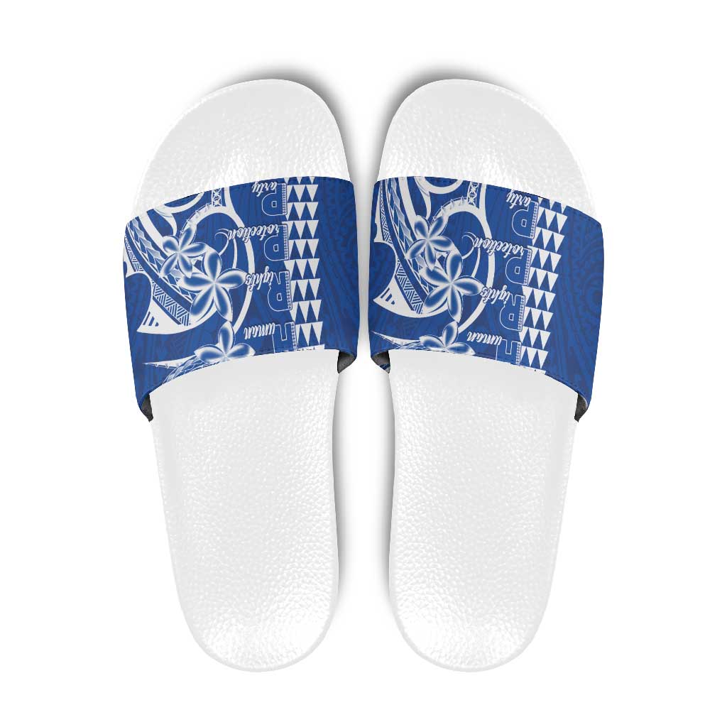 Samoa HRPP Party Slide Sandals Polynesian Pattern - Polynesian Pride