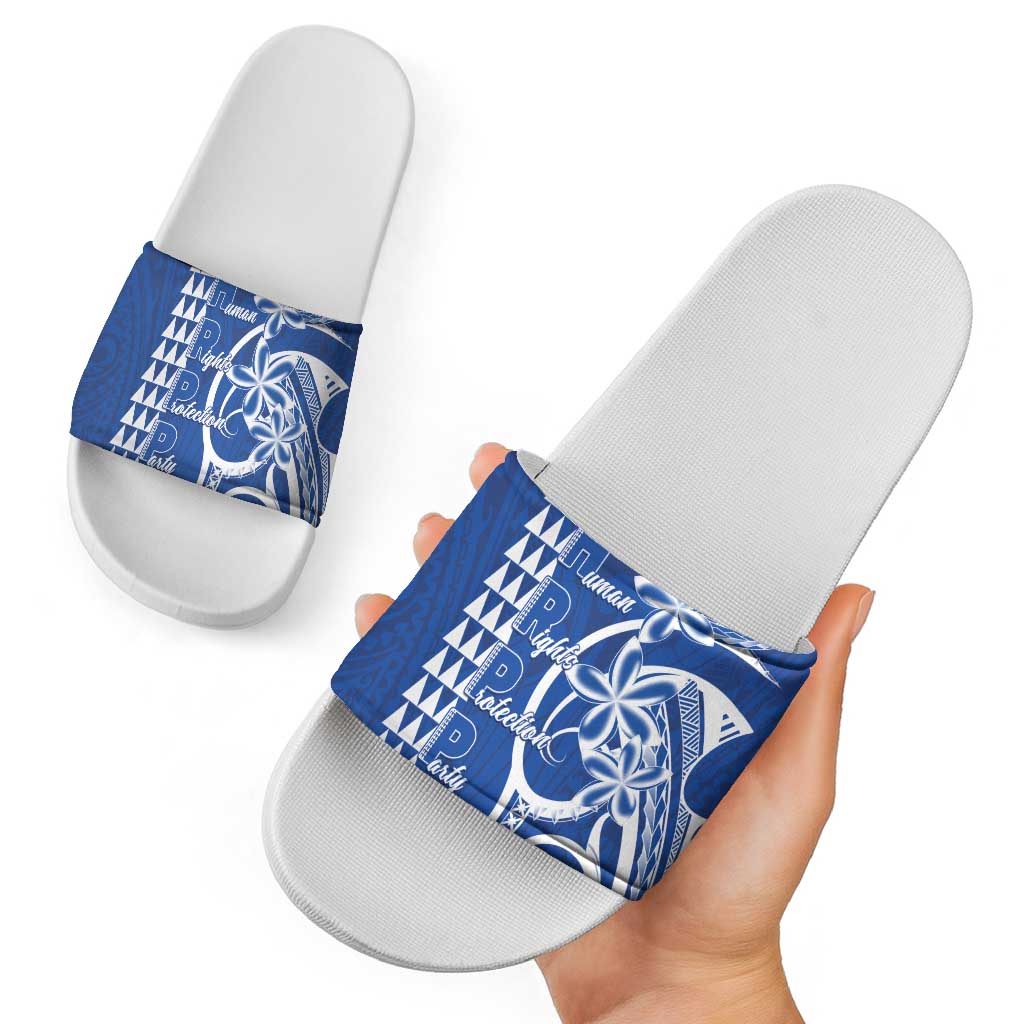 Samoa HRPP Party Slide Sandals Polynesian Pattern - Polynesian Pride