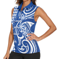Samoa HRPP Party Women Sleeveless Polo Shirt Polynesian Pattern LT05 - Polynesian Pride