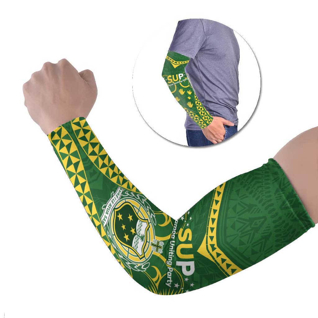 Samoa SUP Arm Sleeves Samoan Coat Of Arms - Polynesian Pride