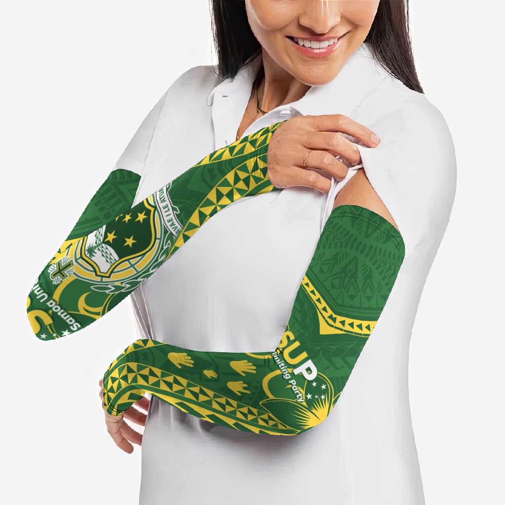 Samoa SUP Arm Sleeves Samoan Coat Of Arms - Polynesian Pride