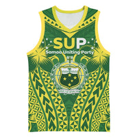 Samoa SUP Basketball Jersey Samoan Coat Of Arms LT05 Unisex Green - Polynesian Pride