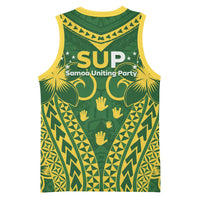 Samoa SUP Basketball Jersey Samoan Coat Of Arms LT05 - Polynesian Pride