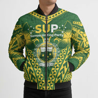 Samoa SUP Bomber Puffer Jacket Samoan Coat Of Arms LT05 - Polynesian Pride