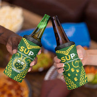 Samoa SUP 4 in 1 Can Cooler Tumbler Samoan Coat Of Arms LT05 - Polynesian Pride