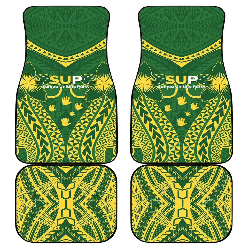 Samoa SUP Car Mats Samoan Coat Of Arms LT05 - Polynesian Pride