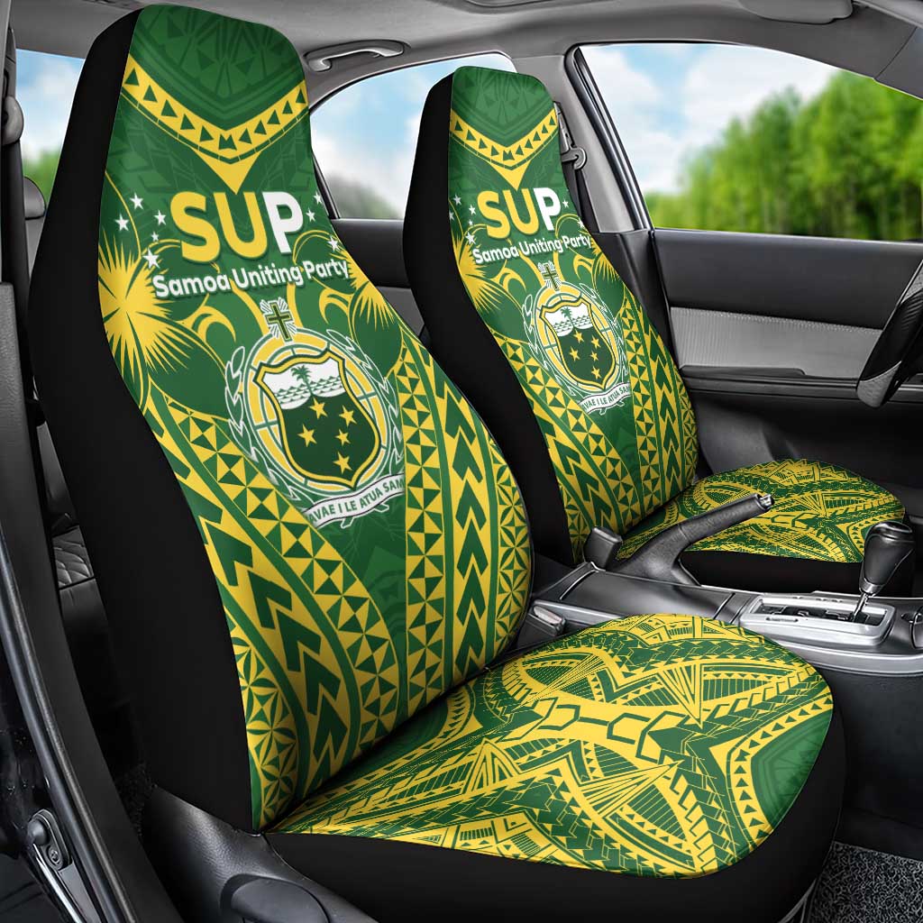 Samoa SUP Car Seat Cover Samoan Coat Of Arms - Polynesian Pride