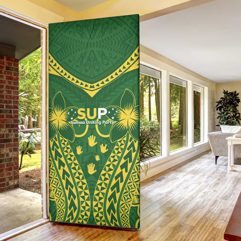 Samoa SUP Door Cover Samoan Coat Of Arms - Polynesian Pride