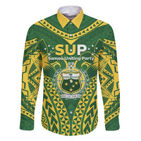 Samoa SUP Family Matching Mermaid Dress and Hawaiian Shirt Samoan Coat Of Arms - Polynesian Pride