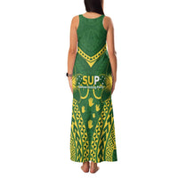 Samoa SUP Family Matching Tank Maxi Dress and Hawaiian Shirt Samoan Coat Of Arms - Polynesian Pride